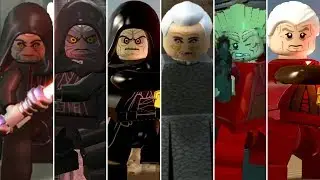 Darth Sidious (Palpatine) Evolution in LEGO Videogames