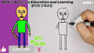 How to Draw Baldi's Basic for Beginners | Step-by-Step Tutorial #Baldi's_Basics #drawing #Baldi
