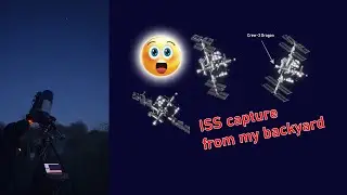 ISS captured through my backyard telescope +++ Don't miss the new Spacewalk video!