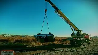 Автокран камаз 16т.Эвакуация перевернутой машины