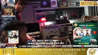 Christian Manzala en plein studio ( mastering )