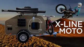Кемпер X-Line Moto з кріпленням для мотоцикла || Lifestylecamper