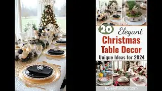 20 Elegant Christmas Dining Table Decor Ideas You Must See