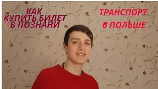 Транспорт в Польше  Как оплатить билет в Познани