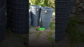 Потрясающая новинка 🧺 #длясада #кашпоизротанга #дача