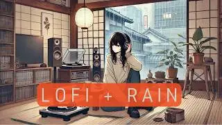 🌧️1-Hour Lofi + Rain Chillout Music | ポモドーロタイマー | Relax, Chill, Study | Focus Beats Study Session
