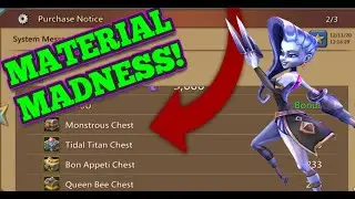 MATERIAL MADNESS!! - My Daily Packs #17 | Lords Mobile