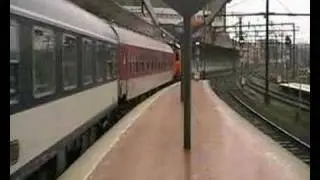CityNightLine 482 at Copenhagen Central Station