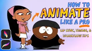 How To Animate in Procreate Dreams - Tips for Lip Sync, Timing & Workflow!