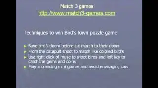Match 3 games