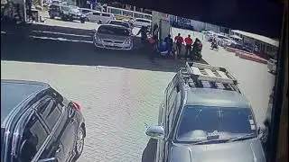 Drama as phone is snatched at Petrol Station || CCTV Footage || Caught on Camera