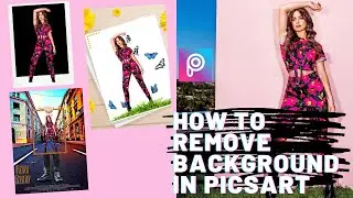How to remove background in PicsArt | how to erase background in picsart