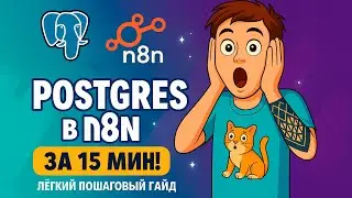 ⏰ Быстрый гайд: За 15 минут о всех базовых функциях postgres в n8n