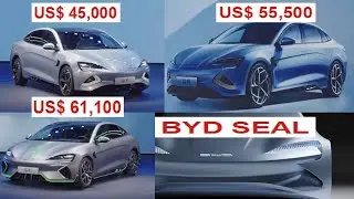 BYD SEAL Electric Sedan- Already Proving Popular Brand Taking 60000 Pre- orders | Prices US$ 45000