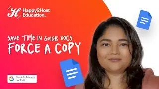 How to save time in Google Docs with Force a copy