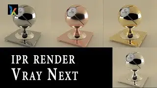 VRay Next I IPR RENDER & SWITCH MATERIAL I GPU Rendering in Vray