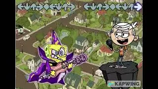 Fnf God Eater but Rock Wizard Spongebob & Lincoln Loud Sing It