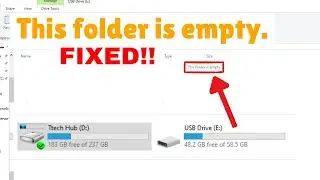 How Fix Flash Drive Not showing Files But Space Used!