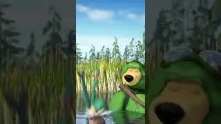 Tak tady bydlím 🚢🌊 #Shorts #mášaamedvěd #NaRybách #MashaBearCze #mashaandthebear