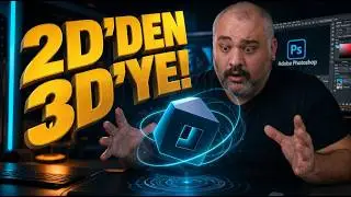PHOTOSHOP'TA 3D DEVRİMİ! Nasıl Çalışıyor?