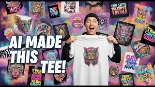 AI T Shirt Designs in Minutes – No Photoshop No Experience Needed!