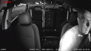 VIOFO A229 Pro 3CH - Interior Nighttime Video Sample - 25-Sep-2023