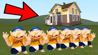 JEFFY VS HOUSES! (BIRDIE RAGES) - Garry's mod Sandbox