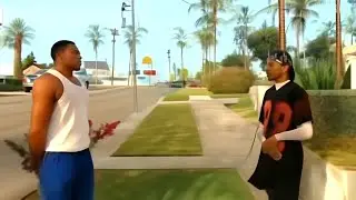 GTA San Andreas images turned into AI fever dream