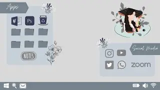 template intro video computer login aesthetic | no text, green screen | link download