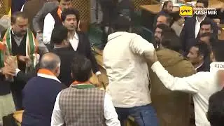 Chaotic scenes on final working day of J&K Assembly