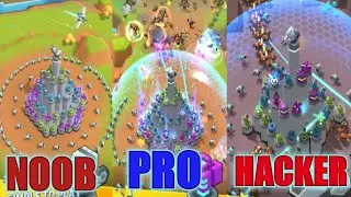 noob vs pro vs hacker | Mega Tower