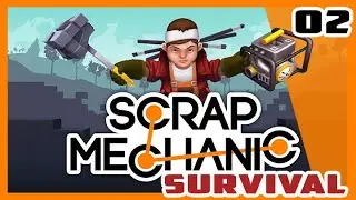 Lezuhantunk, de túléltük - SCRAP MECHANIC SURVIVAL - [S01E02]