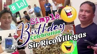 Simple Birthday Celebration || Sir Rico #ofwlife