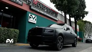 Luxury Reimagined: Satin Black & Gloss Black Rolls Royce Cullinan