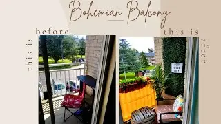 How To Create a Bohemian Balcony Makeover? (Small Balcony)