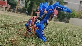 [Depreciated] Arduino based 8 servo quadruped robot overview