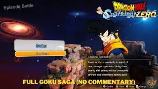 Dragon Ball Sparking Zero - Full Goku Saga No Commentary