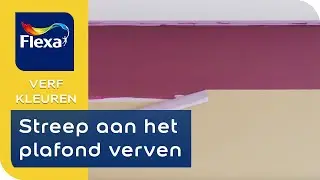 Muurdecoratie verven: Hoe schilder je een streep aan het plafond | Flexa verf