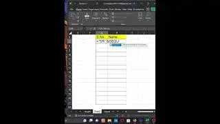 How to create series with text in excel