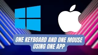 One Mouse and Keyboard to control Mac and Windows computers with this App!