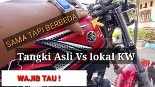 Tifs dan cara membedakan perbedaan tangki asli dan lokal (kw) - motor RX king