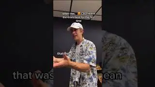 when the 🌽 hub CEO heard the drum beat for the first time