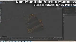 Practical Examples of Non Manifold Vertices - Blender for 3D Printing