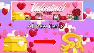 Valentine Update 2021 NEW ITEMS + Opening gbc (GHC!) ! Growtopia