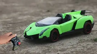 Super High Speed Lamborghini RC Car Unboxing and Testing