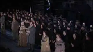 Mob scene from Peter Grimes