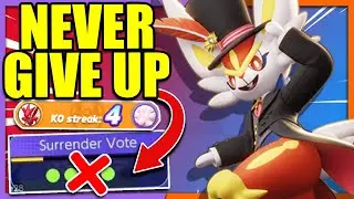 One of my BEST COMEBACKS against an INSANE SCIZOR | Pokemon Unite