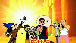 Mugen Marvin, Mickey Mouse, Kung Fu Fiunn, Mario vs Mordecai, Homer Simpson, Dee Bee Kaw, Norman