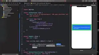 SwiftUI how to implement a  ChatBubble by using UIBezierPath