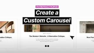 Create a Custom Carousel